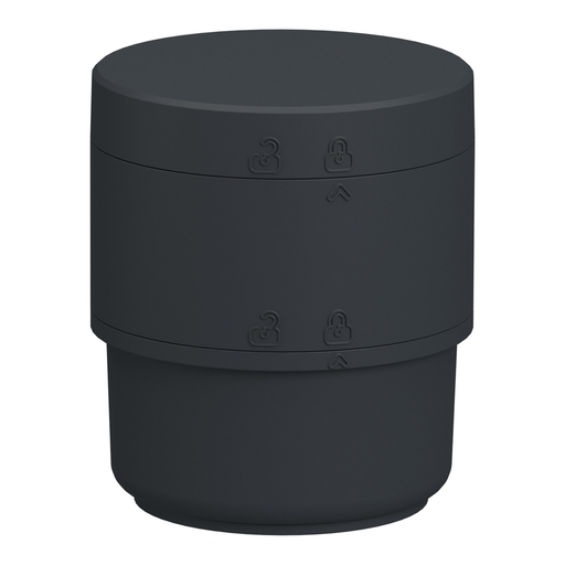 Mayer-DDS-Base Module, Harmony XVB7 Modular Tower Light, Ø70mm, 24V AC/DC base with adapter and cover, Grey-1