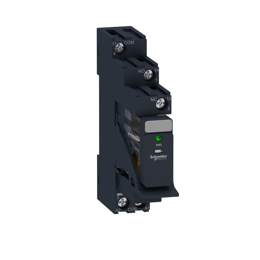 Mayer-DDS-interface plug in relay, Harmony Electromechanical Relays, pre assembled, 10A, 1CO, with LED, 24V DC-1
