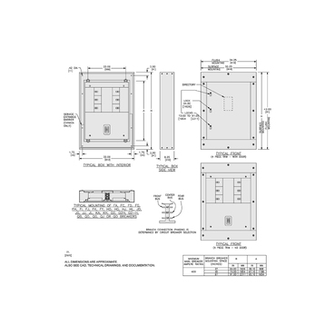 Mayer-DDS-Box, I-Line Panelboard, HCM, 32in W x 91in H x 8.25in D, Type 1-2