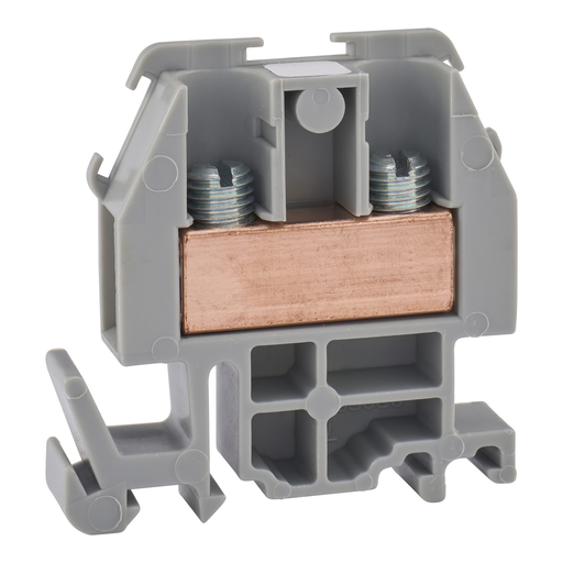 Mayer-DDS-Terminal block, Linergy, box lug connector, grey colored block, 60A, 600V-1