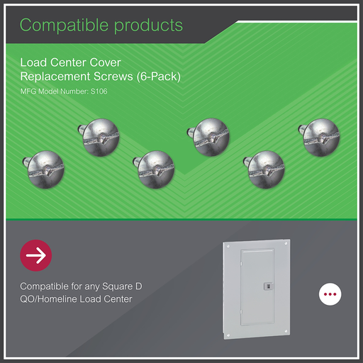 Mayer-DDS-Load center accessory, QO/Homeline, screws kit, quantity 6, blister pack-2