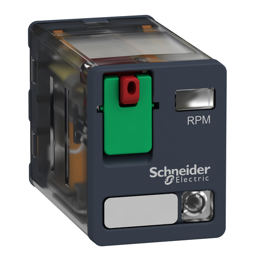 Picture of RPM22F7 - Harmony RPM, power plugin relay, 2 C/O, 120 VAC, 15 A, with LED