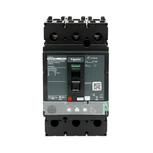 Mayer-DDS-Motor circuit breaker, Tesys GV5, 250A, 3 pole, 600VAC, 25kA, lugs, thermal magnetic, 80%-2