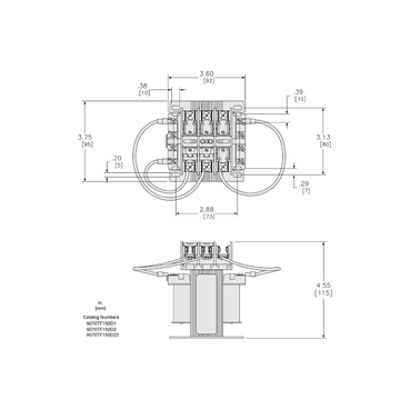 Mayer-DDS-Industrial control transformer, Type TF, 1 phase, 150VA, 240x480V primary, 120V secondary, 50/60Hz-2