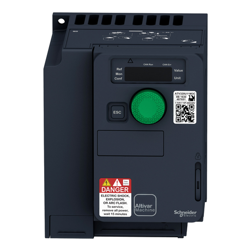 Mayer-DDS-variable speed drive, Altivar Machine ATV320, 1.1kW, 200 to 240V, 3 phases, compact-3