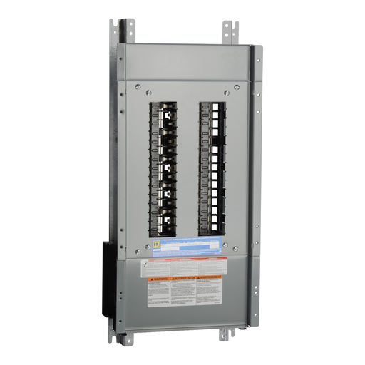 Mayer-DDS-Panelboard interior, NQ, main lugs, 225A, Cu bus, 30 pole spaces, 3 phase, 4 wire, 240VAC, 48VDC-2