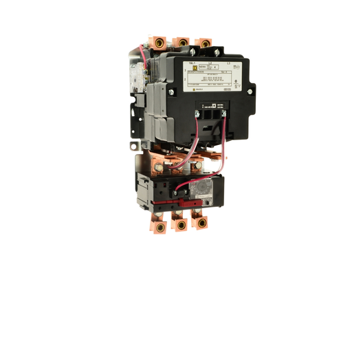 Mayer-DDS-NEMA motor starter, Type S, nonreversing, Size 4, 135A, 100HP at 460VAC, 10kA SSCR, 3 phase, 3 pole, melting alloy, 120VAC coil, NEMA 1 [TAA]-1