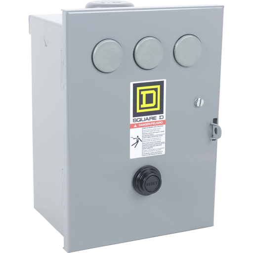 Mayer-DDS-NEMA Contactor and NEMA Motor Starter, Type S, nonreversing, enclosure, NEMA Size 00, 0, 1, 8903SM lighting, NEMA 3R-1