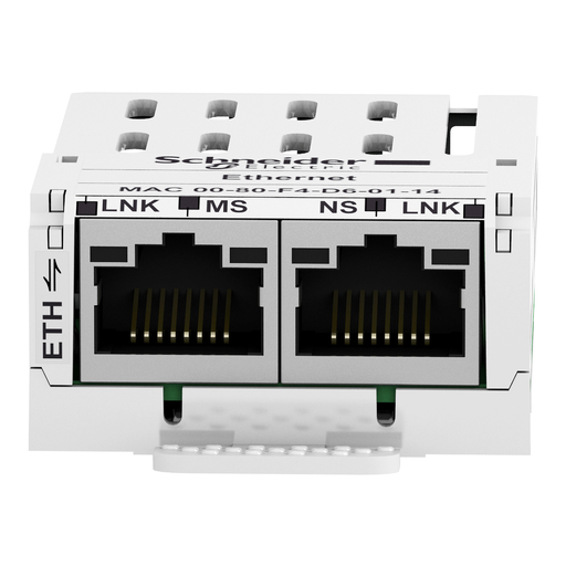 Mayer-DDS-communication module Modbus TCP and Ethernet IP, Altivar, 10 or 100Mbps, 2 x RJ45 connectors-3