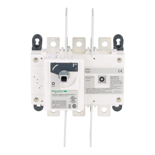 Mayer-DDS-Disconnect Switch, TeSys LK, nonfusible, 100A, 600V,HP rated, 3 pole, rotary handle, up to 200kA SCCR-2
