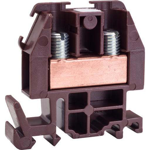 Mayer-DDS-Terminal block, Linergy, box lug connector, brown colored block, 60A, 600 V-1