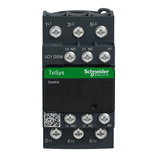 Mayer-DDS-IEC contactor, TeSys Deca, nonreversing, 25A, 15HP at 480VAC, 3 phase, 3 pole, 3 NO, 120VAC 50/60Hz coil, open style-2