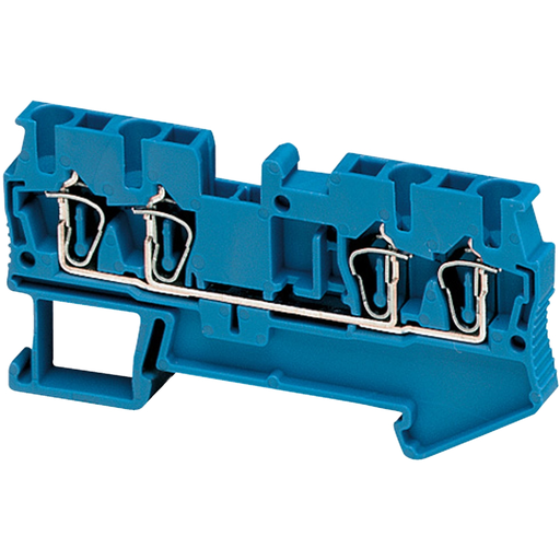 Mayer-DDS-Terminal block, Linergy TR, spring type, feed through, 4 points, 2.5mm², blue, set of 50-1