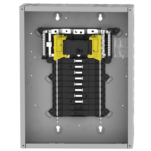 Mayer-DDS-Load center, QO, 1 phase, 16 spaces, 24 circuits, 100A convertible main breaker, NEMA1-2