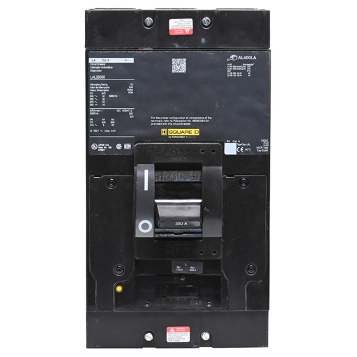 Mayer-DDS-Circuit breaker, LA, 350A, 2 pole, 600VAC, 22kA, 250VDC, 10kA, lugs, thermal magnetic-2