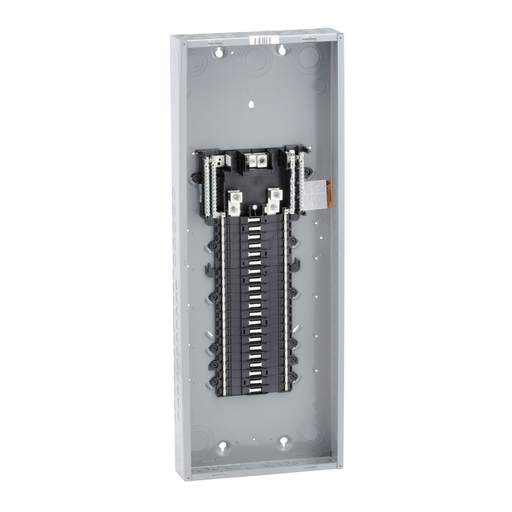 Mayer-DDS-Load center, QO, 1 phase, 42 spaces, 52 circuits, 225A convertible main lugs, PoN, NEMA1, gnd bar-2