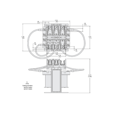 Mayer-DDS-Industrial control transformer, Type TF, 1 phase, 100VA, 600V primary, 120V secondary, 50/60Hz-2