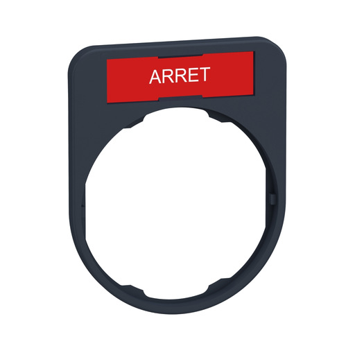 Mayer-DDS-legend holder with arret marking for flush-1