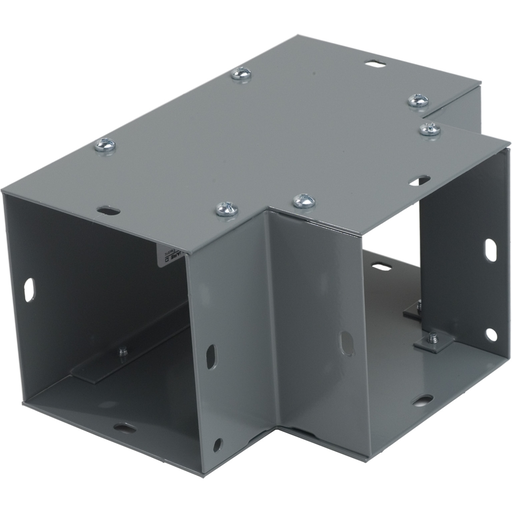 Mayer-DDS-Wireway, Square-Duct, 4 inch by 4 inch, tee, N1 paint, NEMA 1-1