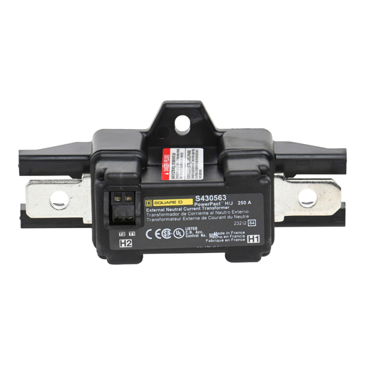 Mayer-DDS-Circuit breaker accessory, PowerPacT J, MicroLogic, external neutral current transformer, ENCT, 250A-2