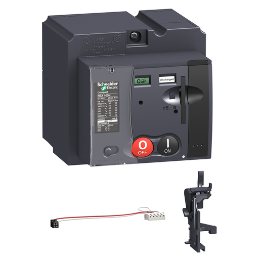 Mayer-DDS-Circuit breaker accessory, PowerPacT J, motor operator, communicating, NC, 220VAC to 240VAC-1