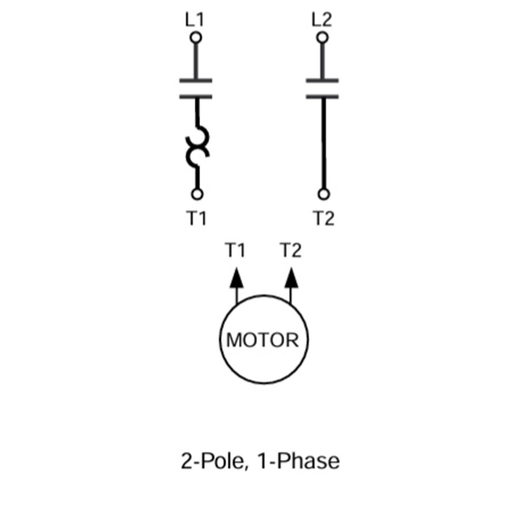 Mayer-DDS-Manual starter, integral horsepower, NEMA M0, 600VAC, 2 pole, 2HP at 230VAC, 1 phase, no indicator, NEMA 4/4X-2