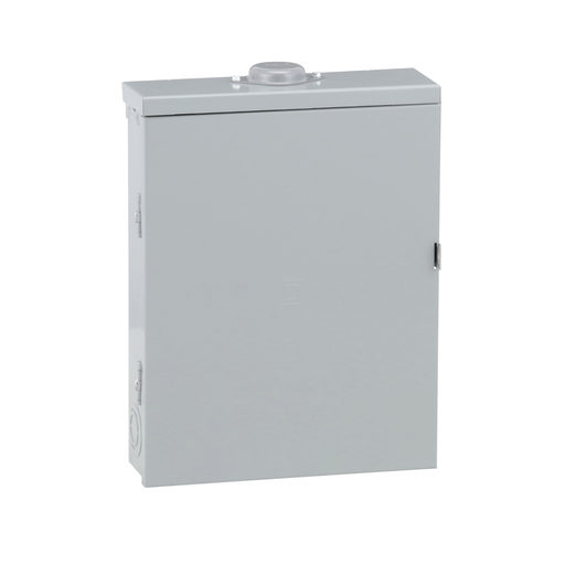 QO312L125GRB - Load center, QO, 3 phase, 12 spaces, 12 circuits, 125A fixed main lugs, NEMA3R, gnd bar, UL