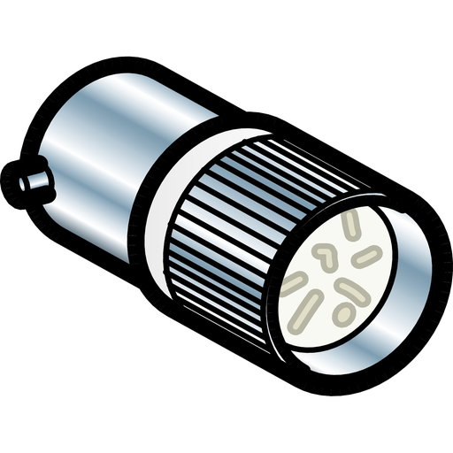 Mayer-DDS-LED bulb with BA9s base, Harminy XB4, white, 24V AC/DC-1