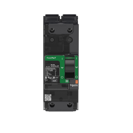 Mayer-DDS-Circuit breaker, PowerPacT B, 25A, 2 pole, 600Y/347VAC, 14kA, terminal nut, thermal magnetic, 80%-2