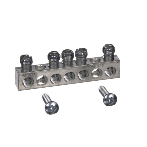 PK5GTA - Load center accessory, QO/Homeline, ground bar kit, 5 terminals