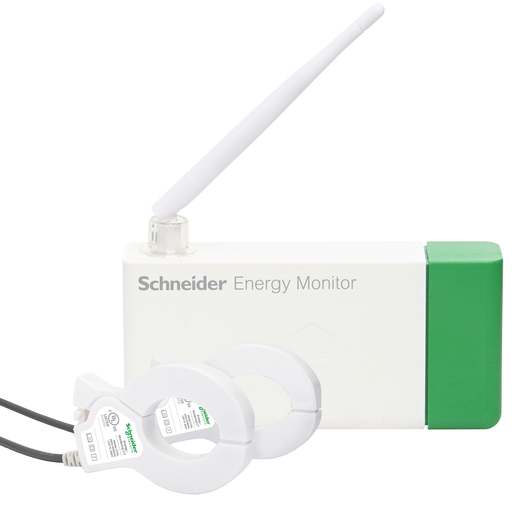 WISEREMZ - Monitor & control, Schneider Energy Monitor, WiFi, ethernet, Zigbee, 1 pair of CTs