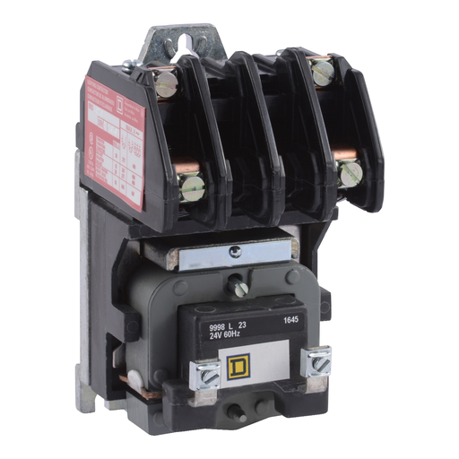 Mayer-DDS-Contactor, Type L, multipole lighting, electrically held, 30A, 2 pole, 600V, 220/240VAC 50/60Hz coil, open style [TAA]-2