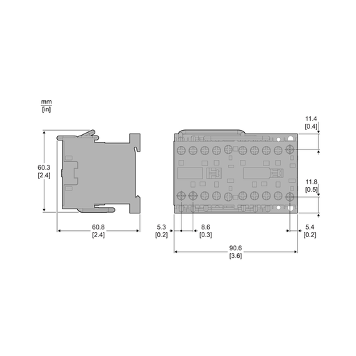 Mayer-DDS-Changeover contactor, TeSys K, 4P, AC-1, lt or eq to 440V 10A, 24VAC coil-2