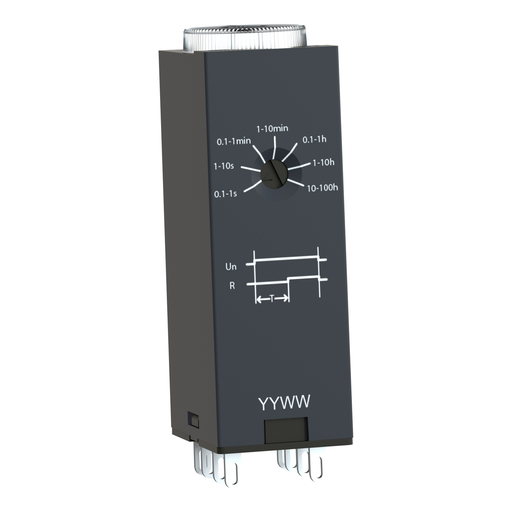 Mayer-DDS-single function relay, Harmony Timer Relays, 5A, 2CO, 0.1s..100h, on delay, 230V AC-2