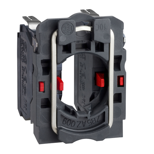 Mayer-DDS-Complete body contact assembly, Harmony XB5, for push buttons or selector switches, single contact block with body fixing collar 2NC faston connector-1