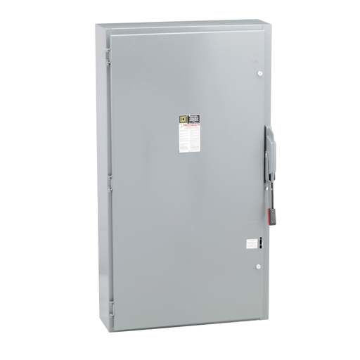 HU365 - Safety switch, heavy duty, non fusible, 400A, 3 wire, 3 pole, 350hp, 600VAC/DC, NEMA 1
