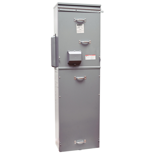 Mayer-DDS-Main circuit breaker unit, EZ Meter-Pak, 300A, 240VAC max, 3ph/4W, 400A bus, 65kA, UG, Type 3R, EUSERC-1