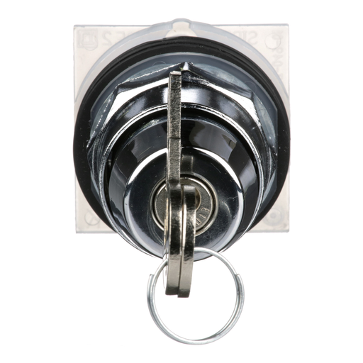 Mayer-DDS-30mm Push Button, Type K, keyed selector switch, 3 position, C cam, key withdrawal in any position-2