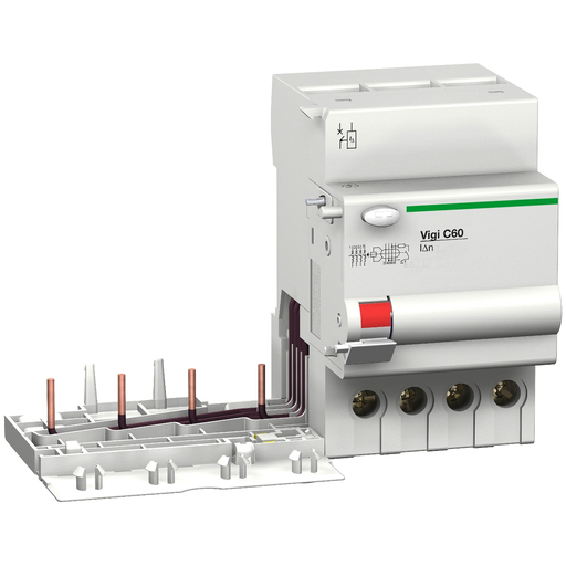Mayer-DDS-Add-on residual current device, Multi9 Vigi C60, 4P, 63A, AC type, instantaneous, 300mA, 400/415VAC-1