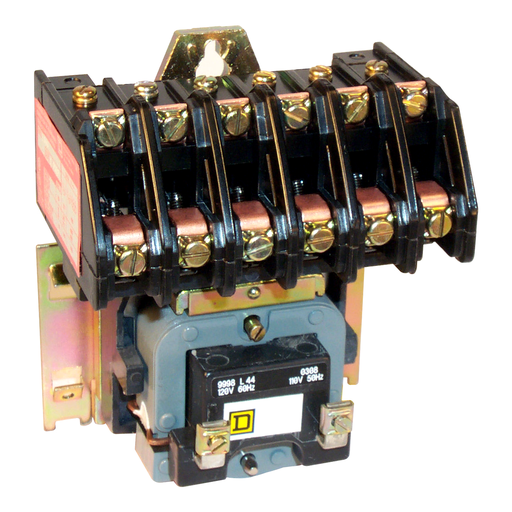 Mayer-DDS-Contactor, Type L, multipole lighting, electrically held, 30A, 6 pole, 600V, 277VAC 60Hz coil, open style [TAA]-2
