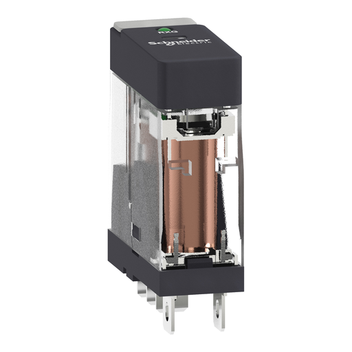 Mayer-DDS-interface plug in relay, Harmony Electromechanical Relays, 10A, 1CO, with LED, 120V AC-2