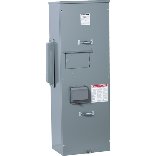 Mayer-DDS-Main fusible (Class T) switch unit, EZ Meter-Pak, 400A, 240VAC max, 3ph/4W, 400A bus, OH/UG, Type 3R-2