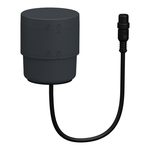 Mayer-DDS-Base Module, Harmony XVB7 Modular Tower Light, Ø70mm, M12 Connector Base With Adapter And Cover, Grey-1