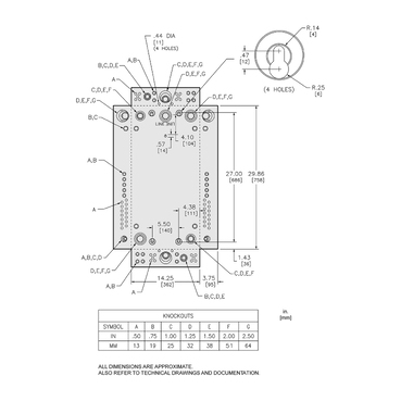 Mayer-DDS-Load center, QO, 1 phase, 30 spaces, 40 circuits, 200A convertible main lugs, PoN, NEMA1, gnd bar-2