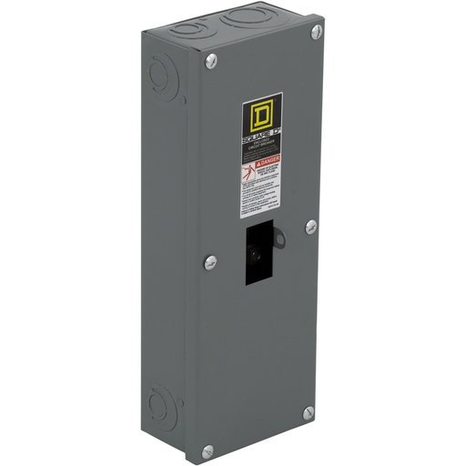 Mayer-DDS-Circuit breaker enclosure, QO, 1 phase, 2 spaces, 125A, NEMA1, surface cover, UL-1