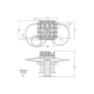Mayer-DDS-Industrial control transformer, Type TF, 1 phase, 50VA, 208V primary, 120V secondary, 50/60Hz-2