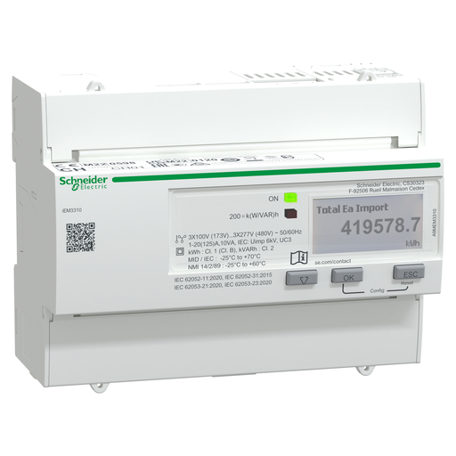 Mayer-DDS-iEM3310 energy meter - 125 A - 1 pulse O - MID-2