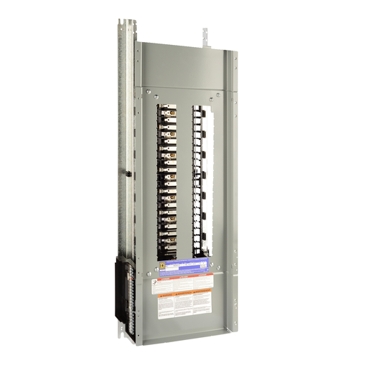 Mayer-DDS-Panelboard interior, NQ, main lugs, 225A, Cu bus, 42 pole spaces, 3 phase, 4 wire, 240VAC, 48VDC-2