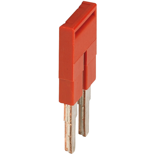 Mayer-DDS-Plug-in bridge, Linergy TR, 2 points, for 4mm² terminal blocks, 2 way, red, set of 10-1