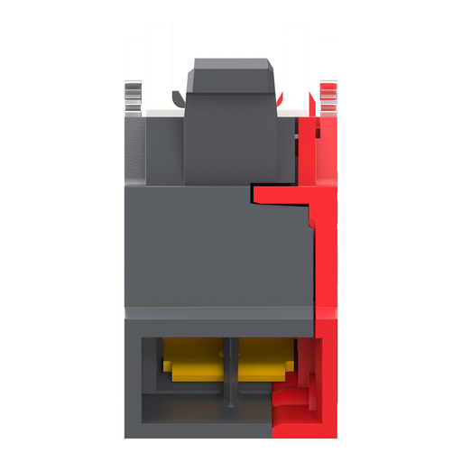 Mayer-DDS-Single contact block, Harmony XB4, Hamony XB5, silver alloy, compact push in terminals, 1 NC-2
